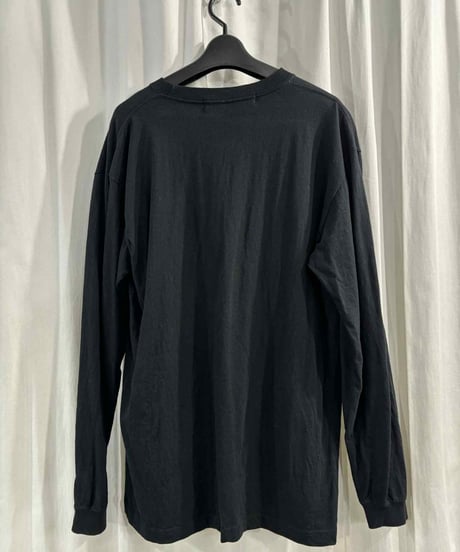 GroundY yohji yamamoto 逆さロゴプリント長袖カットソー（GW-T64-074）