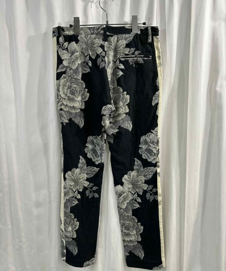 Y's yohji yamamoto フラワー柄コットンパンツ（YF-P14-010）