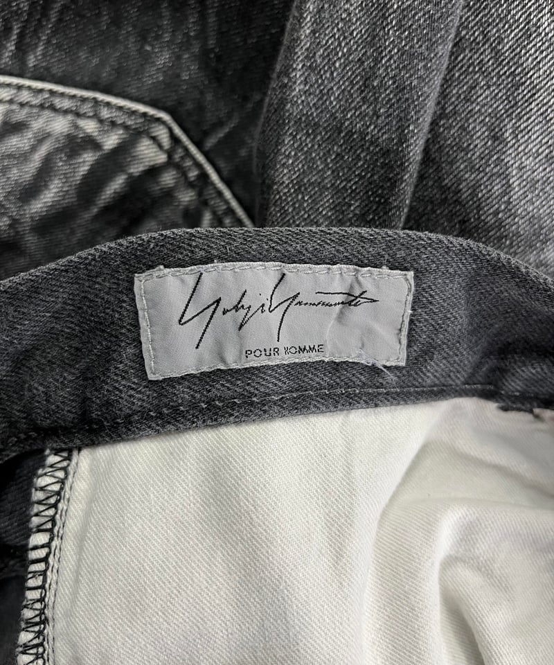 2002AW yohji yamamoto pour homme デザインデニムパンツ(HM- 2002AW yohji yamamoto pour homme デザインデニムパンツ(HM-