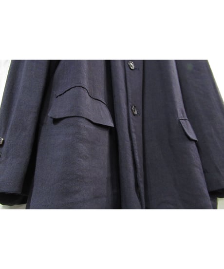 SAMPLE 90’s yohji yamamoto pour homme vintage 紺 ピークドラペルデザインジャケット（HJ-19）