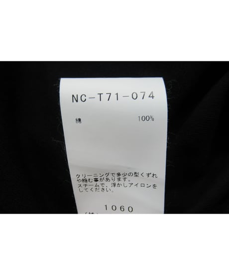 19aw B yohji yamamoto スタッズ付デザインカットソー NC-T71-074