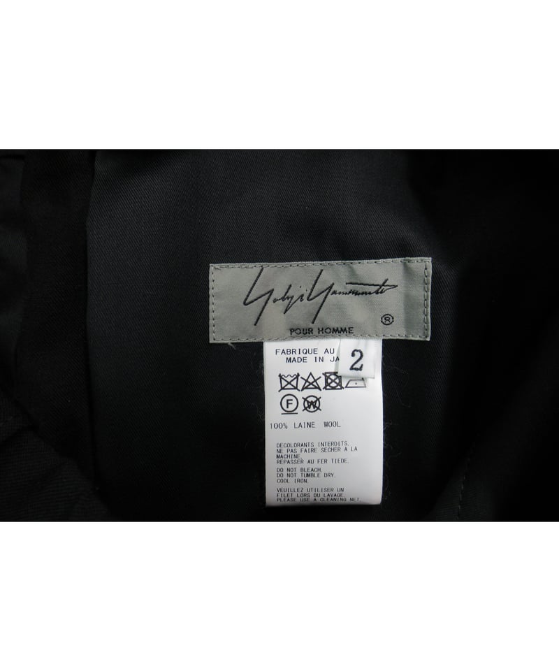 19aw yohji yamamoto POUR HOMME ラップデザインパンツ HC-P2 19aw yohji yamamoto POUR HOMME ラップデザインパンツ HC-P2