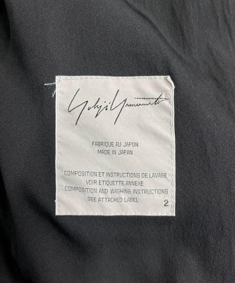 2002AW yohji yamamoto femme シルク ライダースジャケット（FM-J26-406）
