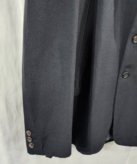 95AW yohji yamamoto pour homme  黒 4釦シンプルジャケット （HE-J81-199）