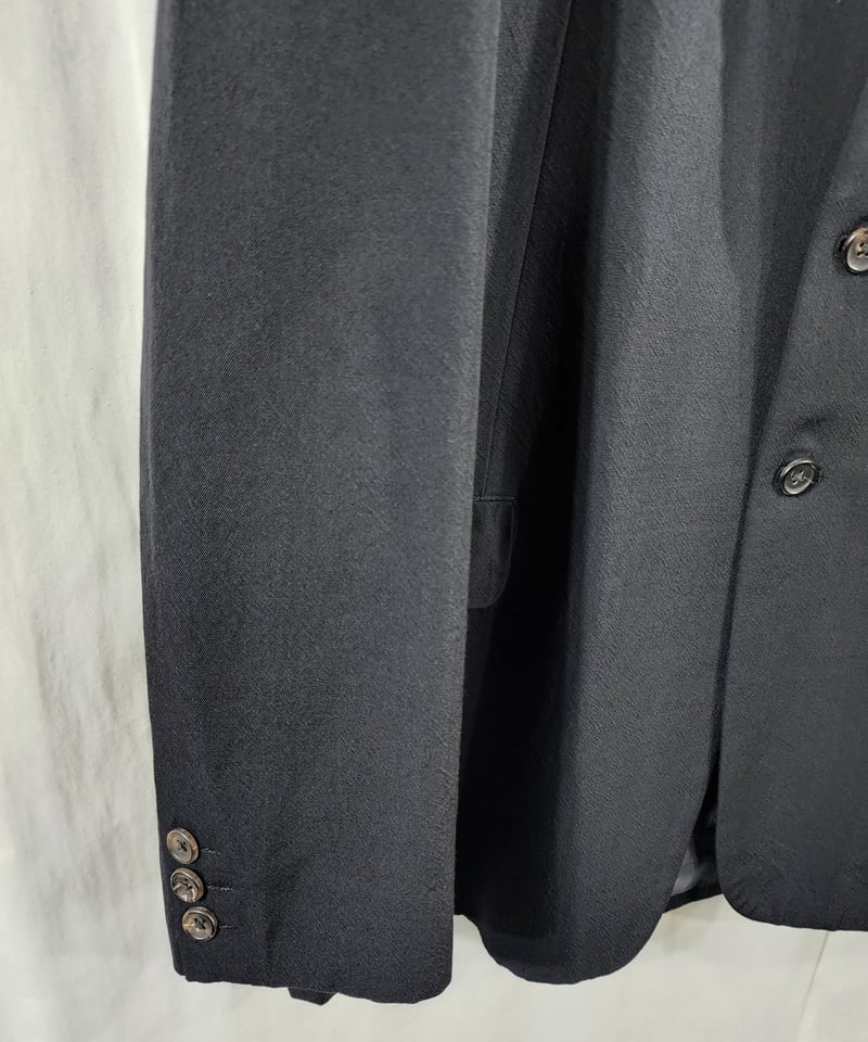 95AW yohji yamamoto pour homme 黒 4釦シンプルジャケット ( 95AW yohji yamamoto pour homme 黒 4釦シンプルジャケット (