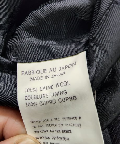 91AW yohji yamamoto pour homme 紺 6.1THE MEN ミリタリージャケット  (H-J-4)