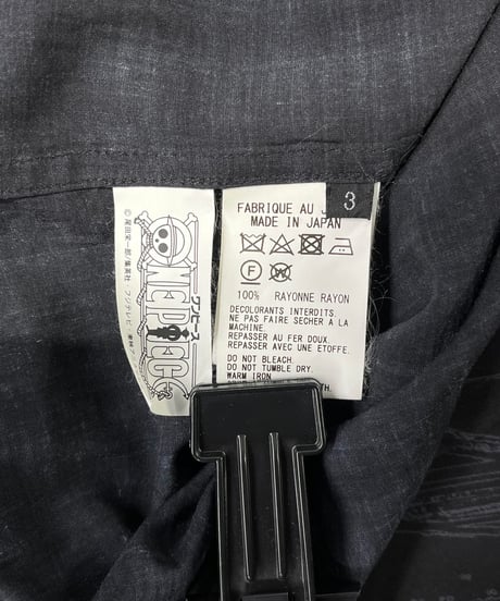 2019AW GroundY yohji yamamoto ワンピースプリントマントブラウス（GC-B21-202）