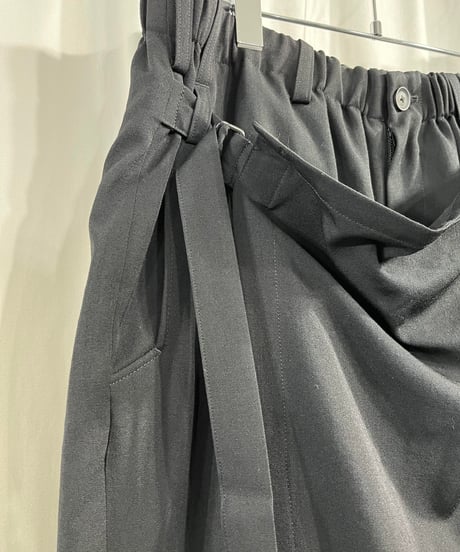 2019AW yohji yamamoto pour homme ラップデザインパンツ（HC-P25-100-5）