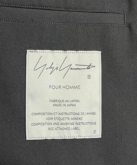 2023SS yohji yamamoto pour homme ボタンビッグジャケット（HZ-J67-100）
