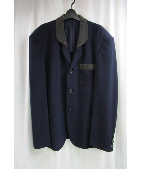 88ss yohji yamamoto pour homme vintage 紺 アイレットジャケット HJ-14