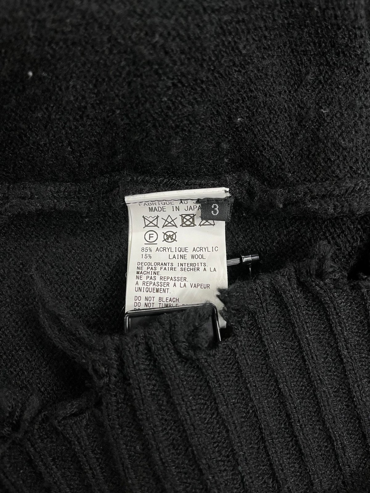 S'YTE yohji yamamoto ダメージ加工 Ⅴネックセーター(UM-K48 S'YTE yohji yamamoto ダメージ加工 Ⅴネックセーター(UM-K48
