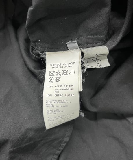 2018aw yohji yamamoto pour homme 素材切替えデザイン オーバーブラウス（HV-B03-800-3）