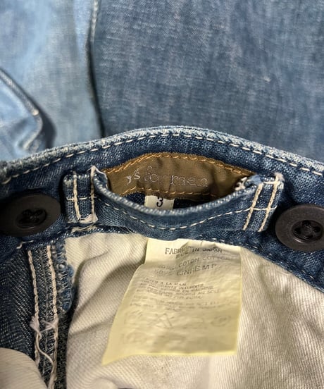Y's for men yohji yamamoto サスペンダーデニムパンツ（ME-P25-065）