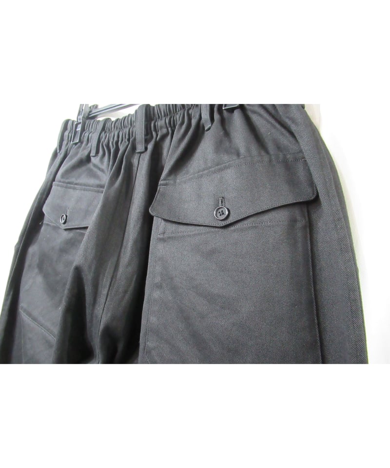 Yohji pour homme HB-P75-900 ワイドパンツ yohji yamamoto pour homme コットン ワイド テーパードパンツ