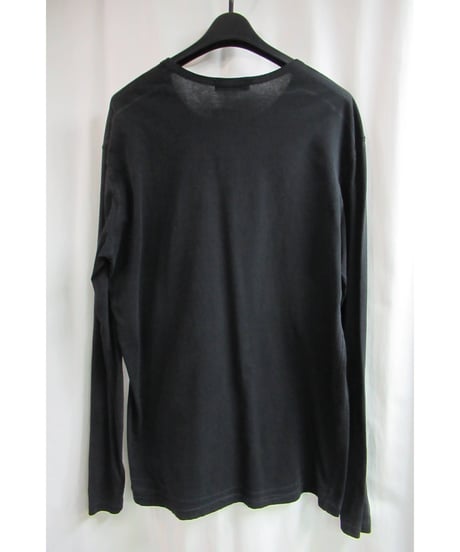 Y's for men yohji yamamoto 黒 ロゴプリントカットソー MX-T96-951