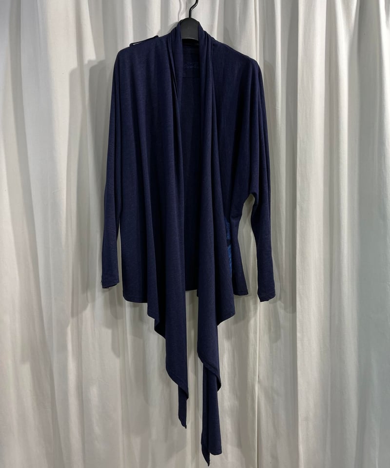 yohji yamamoto Super Blue ペイントデザインカットソー（NW-T13-