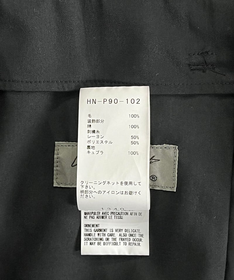 2020SS yohji yamamoto pour homme ヨウジ刺繍バルーンパンツ(H 2020SS yohji yamamoto pour homme ヨウジ刺繍バルーンパンツ(H