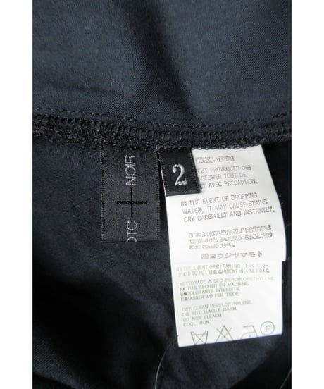 yohji yamamoto +noir レイヤードデザインフレアスカート NB-S02-201