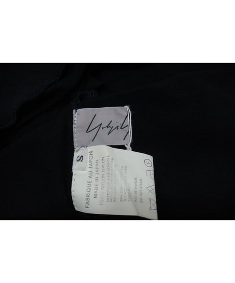 94ss yohji yamamoto femme vintage 紺 バックスリットデザインカットソー FT-B25-608