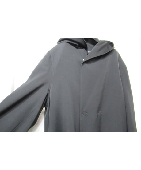 18aw REGULATION MEN yohji yamamoto pour homme フーテッドロングコート（HV-C98-148）