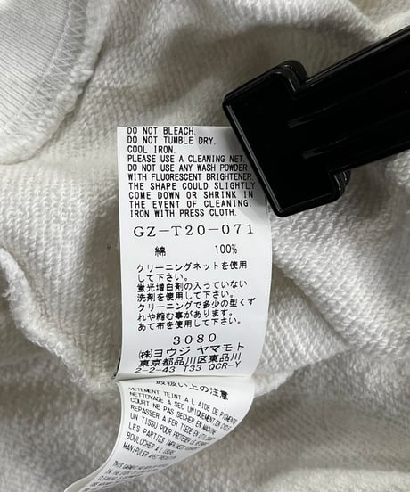 GroundY yohji yamamoto プルオーバーパーカー（GZ-T20-071）
