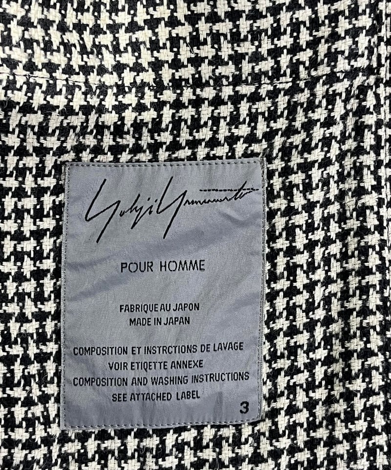2010SS yohji yamamoto pour homme 6釦ジャケット（HJ-J41