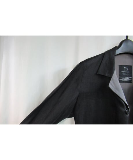 Y's yohji yamamoto スナップ釦素材切替デザインジャケット YC-J18-812