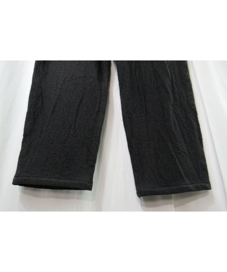 07aw yohji yamamoto pour homme タック入り ステッチデザイン シンプルテーパードパンツ（HX-P65-137）