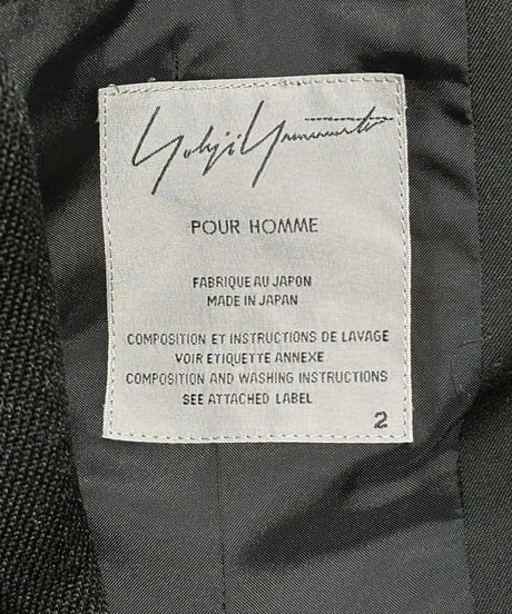 2009AW yohji yamamoto pour homme ライナー付きジャケット（HZ-J25-100）