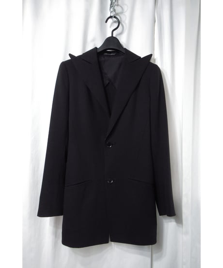 yohji yamamoto +noir ピークドラペルデザインジャケット（NR-J06-100）