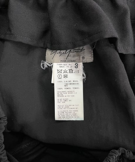 2019SS yohji yamamoto pour homme デザインショートパンツ（HH-P95-100）