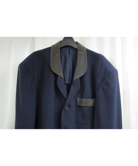 88ss yohji yamamoto pour homme vintage 紺 アイレットジャケット HJ-14