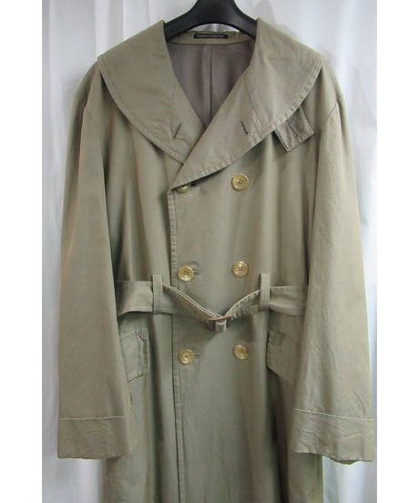 yohji yamamoto pour homme ベージュ へちま襟ロングコート HB-C07-040