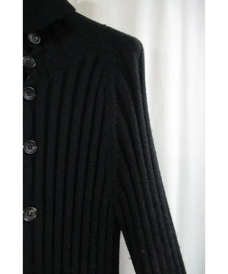 95aw yohji yamamoto femme vintage リブニットカーディガン FE-K28-191