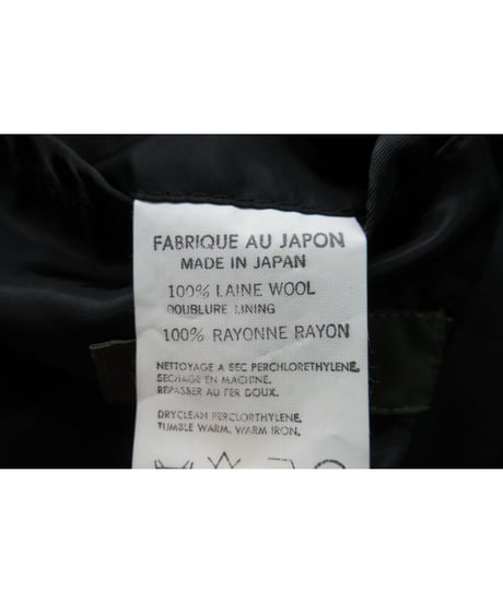 90's Y's for men yohji yamamoto vintage ダブルハーフコート（ME-C02-100）