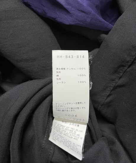 2019SS yohji yamamoto pour homme デザインブラウス（HH-B43-814）