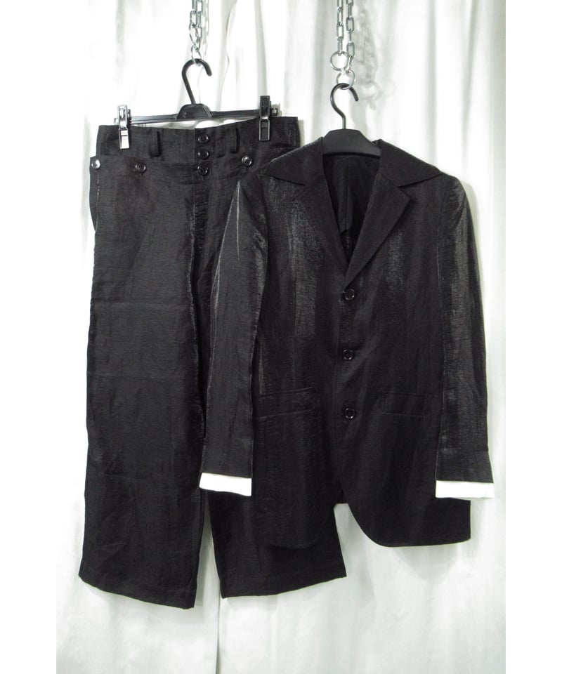 Yohji Yamamoto A.A.R ダーバン ブラック セットアップ Yohji Yamamoto D'URBAN A.A.R（ヨウジヤマモトダーバンアール