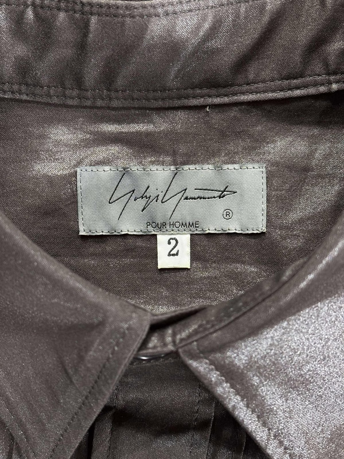 yohji yamamoto +NOIR ピンタックブラウス　サイズ2 yohji yamamoto +NOIR ピンタックブラウスサイズ2