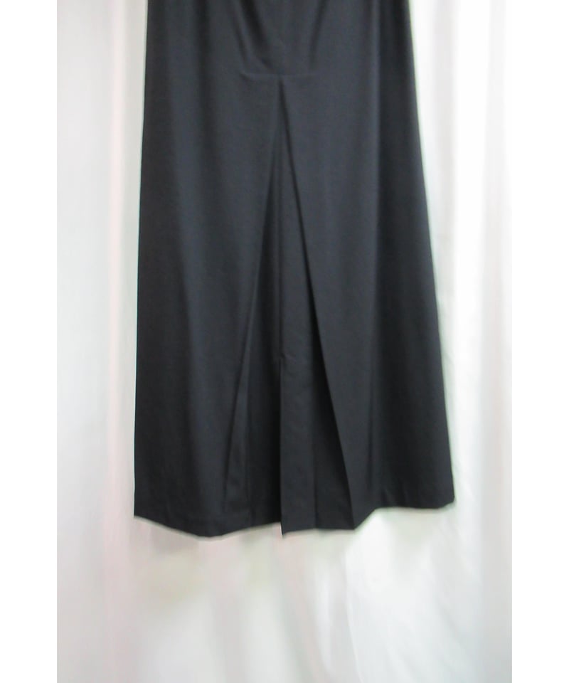 Y's yohji yamamoto ボックスプリーツスリット ロングスカート YU-S18-