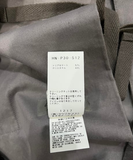 2020SS yohji yamamoto pour homme クモ女プリントパンツ（HN-P30-512）
