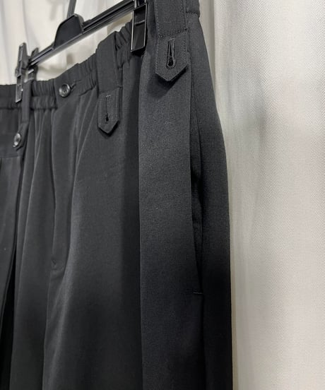 2018SS yohji yamamoto pour homme スカート付デザインパンツ （HW-P21-100）