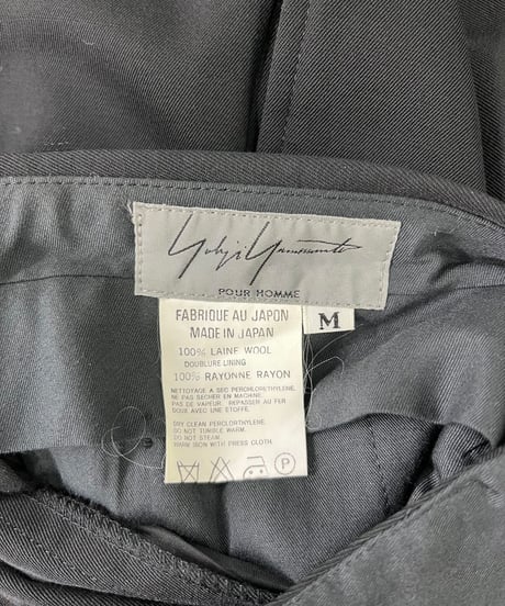 1999SS yohji yamamoto pour homme 裾ゴムパンツ(HC-P24-109)