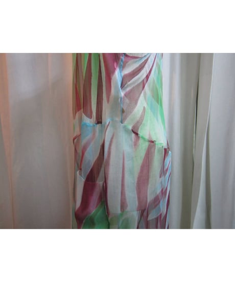 レア 89ss yohji yamamoto femme vintage シースルーデザインキャミソールサロペット 1019