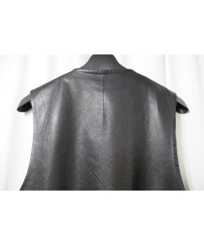 19ss yohji yamamoto pour homme バックレザー切り替えデザイン 19ss yohji yamamoto pour homme バックレザー切り替えデザイン