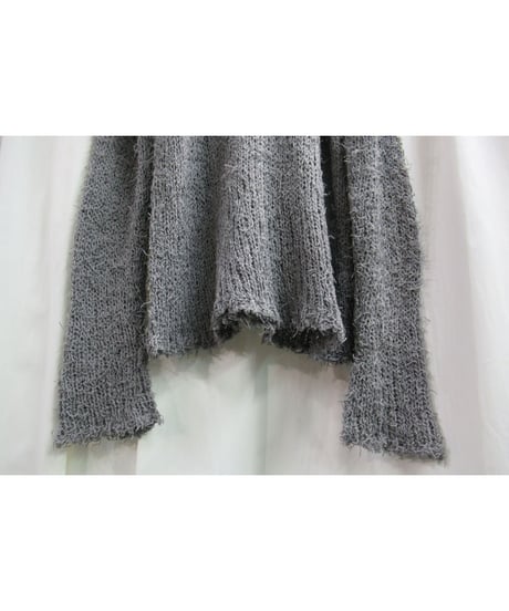 94aw yohji yamamoto pour homme vintage マリオネット期 グレー デザインニット（HV-K57-114）