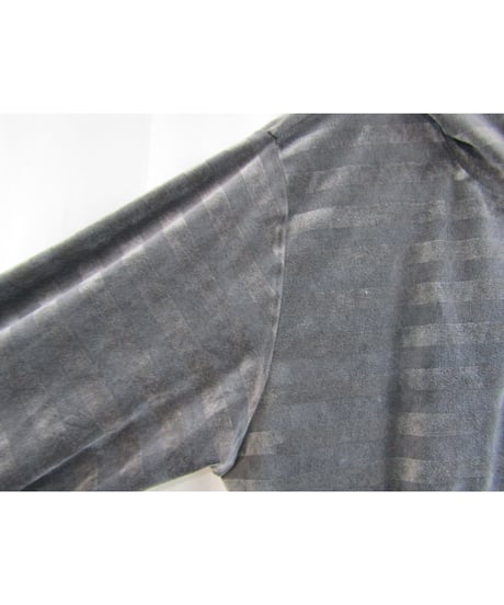 14ss yohji yamamoto pour homme 製品染め ボーダースイングトップパーカー HG-T81-078