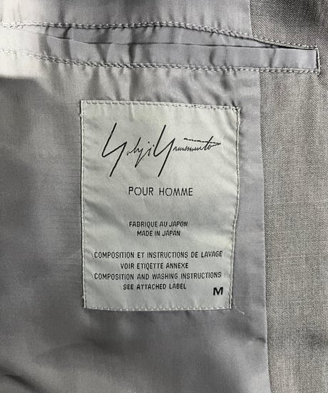 1995SS yohji yamamoto pour homme 3釦デザインジャケット（HB-J26-124）