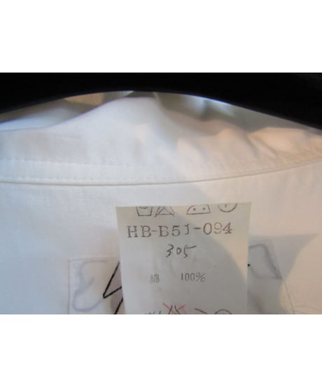 95ss yohji yamamoto pour homme vintage 開襟ミリタリーブラウス HB-B51-094