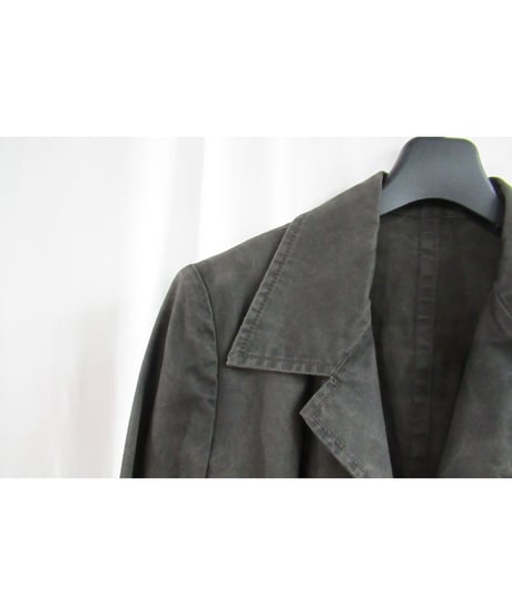 Y's yohji yamamoto カーキ ボタンレスシンプルジャケット YM-J15-055
