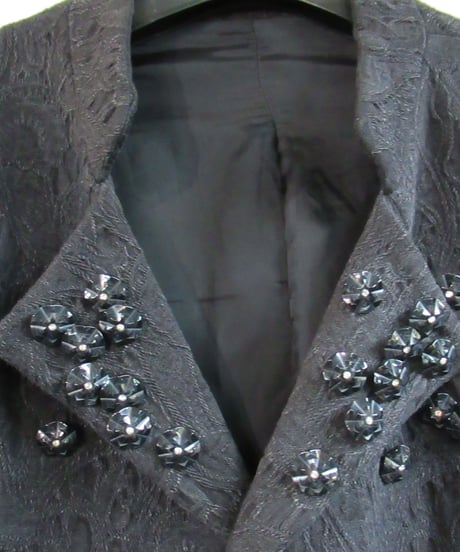 2015ss yohji yamamoto pour homme 装飾釦 ジャガードセットアップ（HU-J16-010）